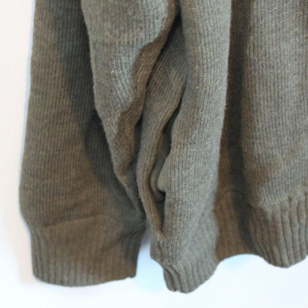 Orvis Ultimate Foul Weather Full Zip Up Wool Sweater Lined Green Men's XL H12161 - Picture 10 of 12